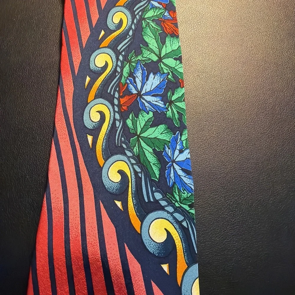 Rush Limbaugh Christmas Ribbons No Boundaries Silk Multi Color tie necktie